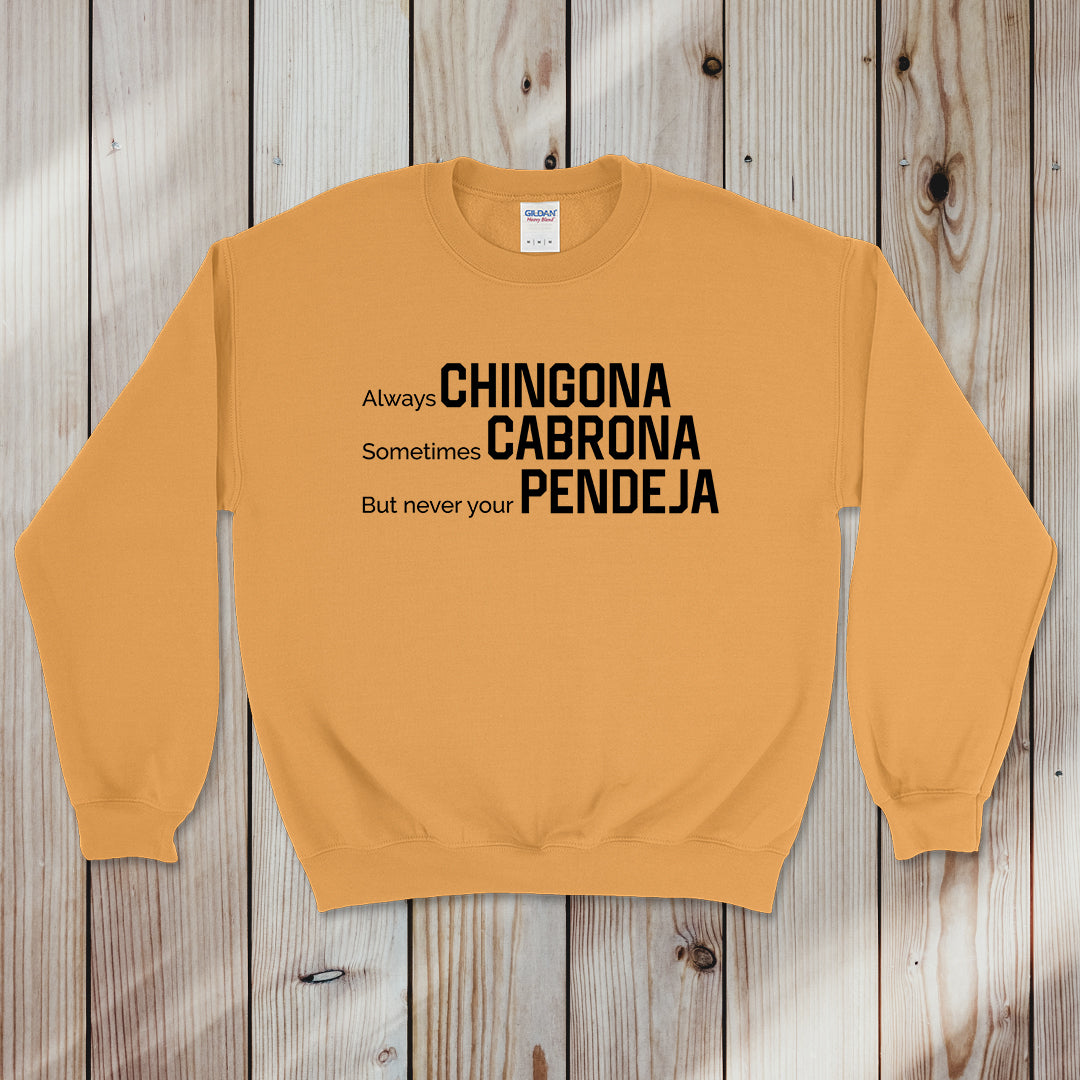 NEVER YOUR PENDEJA
